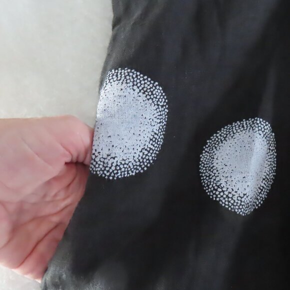 Gudrun Sjoden linen dress big dot circle print XXL - Picture 5 of 13